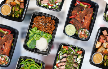 A la carte meal prep containers