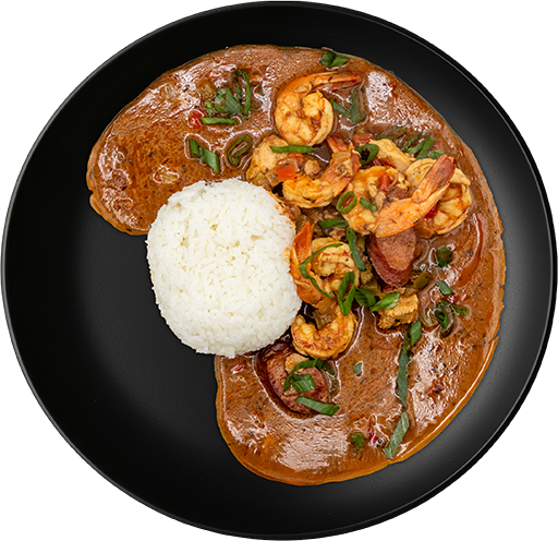 Gumbo + Jasmine Rice