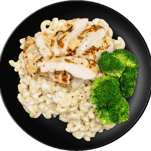 Alfredo Pasta + Grilled Chicken Breast + Broccoli