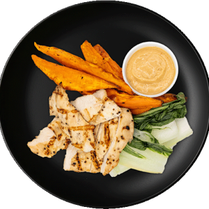 Grilled Chicken + Sweet Potato + BokChoy